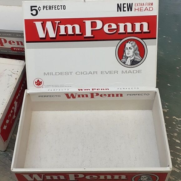 4 pc set. Of Vintage William Penn cigar boxes. - Picture 9 of 10